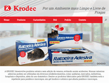 Tablet Screenshot of krodec.com.br